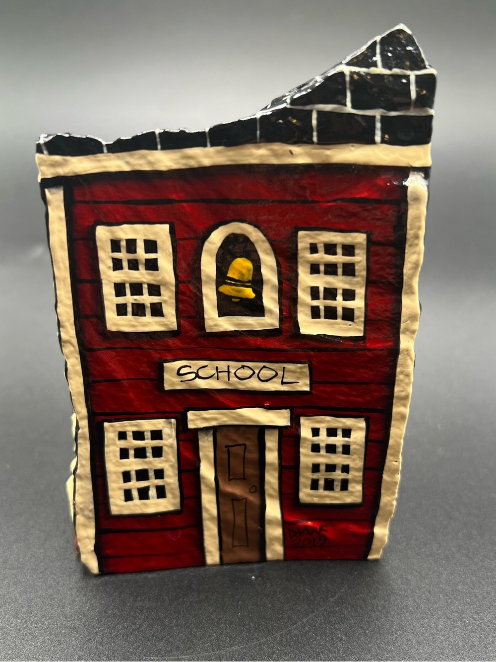 🇨🇦 Diane Budden Signed Newfoundland Collectibles Hand Painted Schoolhouse Rock